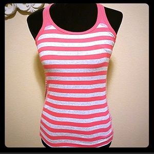Champion Pink & Grey Racerback Workout Tank
